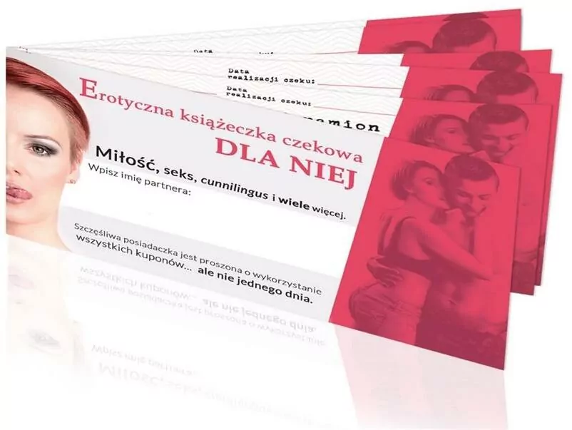 Książeczka czekowa dla Niej - tantis.pl