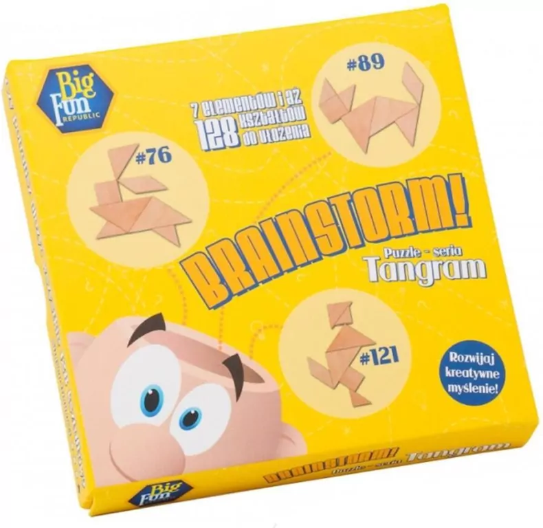 Puzzle drewniane - seria Tangram. 190147 - tantis.pl