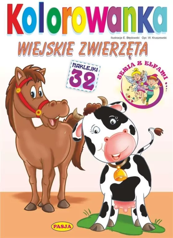 Kolorowanka. Wiejskie zwierzęta - tantis.pl