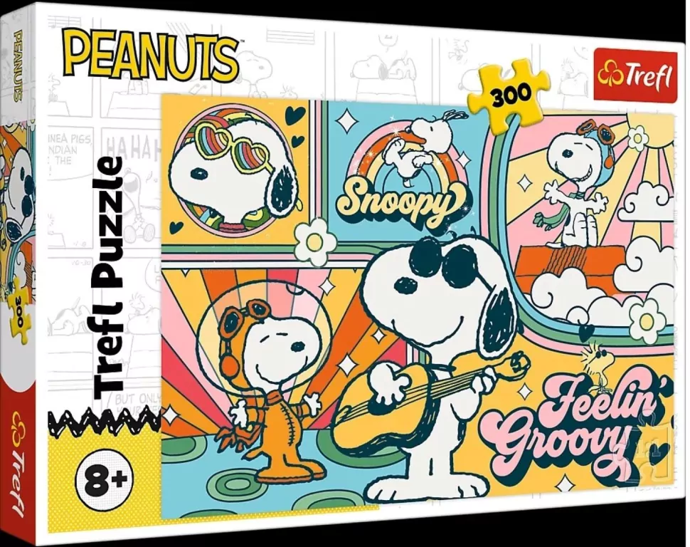 Puzzle 300 Zabawny świat Fistaszków TREFL - tantis.pl