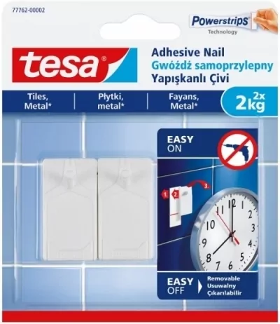 Gwóźdź samoprzylepny biały do płytek 2kg 2szt - tantis.pl
