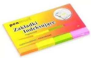 Zakładki indeksujące 20x50mm papierowe - tantis.pl