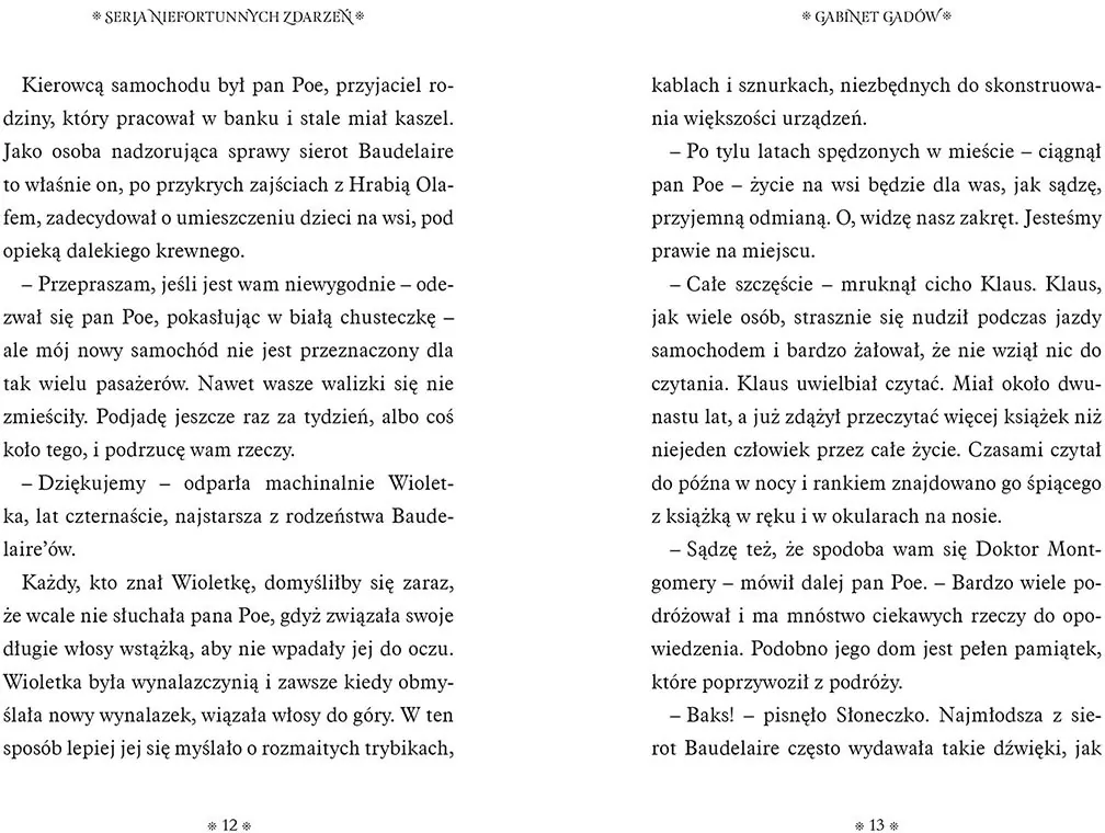 Gabinet gadów. Seria niefortunnych zdarzeń. Tom 2 - tantis.pl