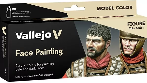 Vallejo: 70.119 - Model Color - Figure - Face Painting (8 x 17 ml) - tantis.pl
