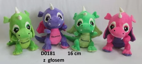 Smok Kraków z głosem 15cm MIX - tantis.pl