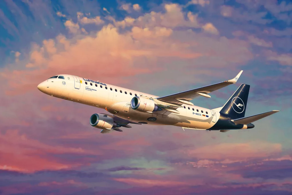 Embraer 190 Lufthansa New Livery. Samolot 1:144 - tantis.pl