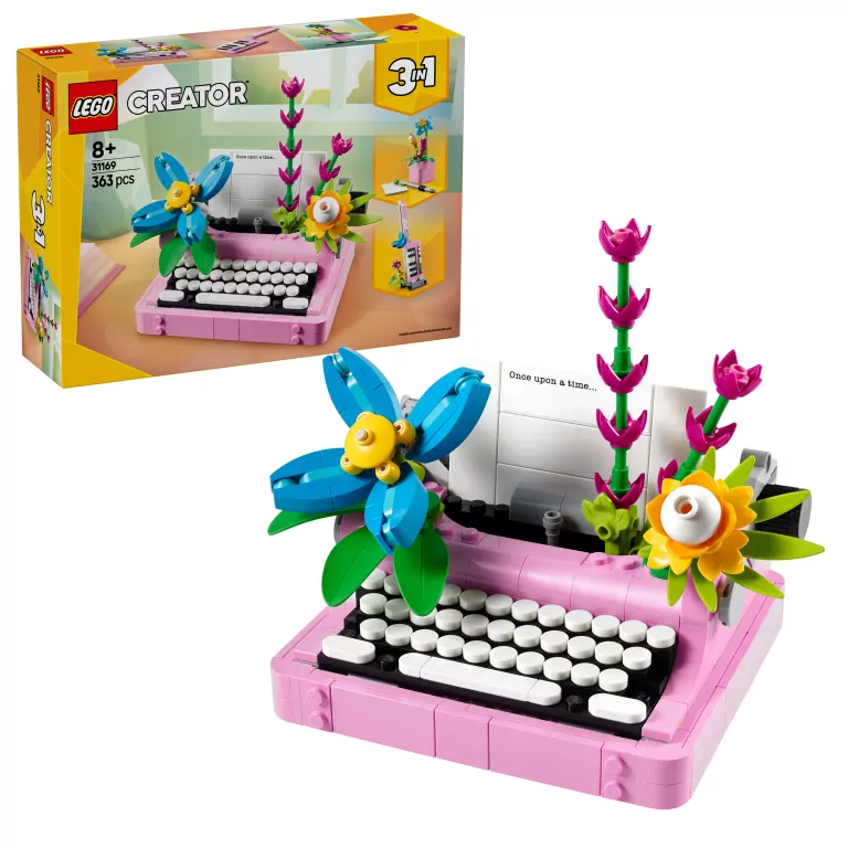 LEGO® Creator. Maszyna do pisania z kwiatami 31169 - tantis.pl