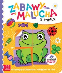 Zabawy malucha z żabką. Aktywizująca książeczka