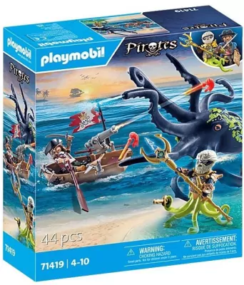 Walka z gigantyczną ośmiornicą. Pirates 71419