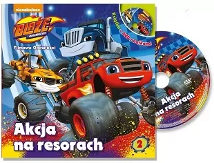 Blaze i megamaszyny 2 Akcja na resorach + DVD - tantis.pl