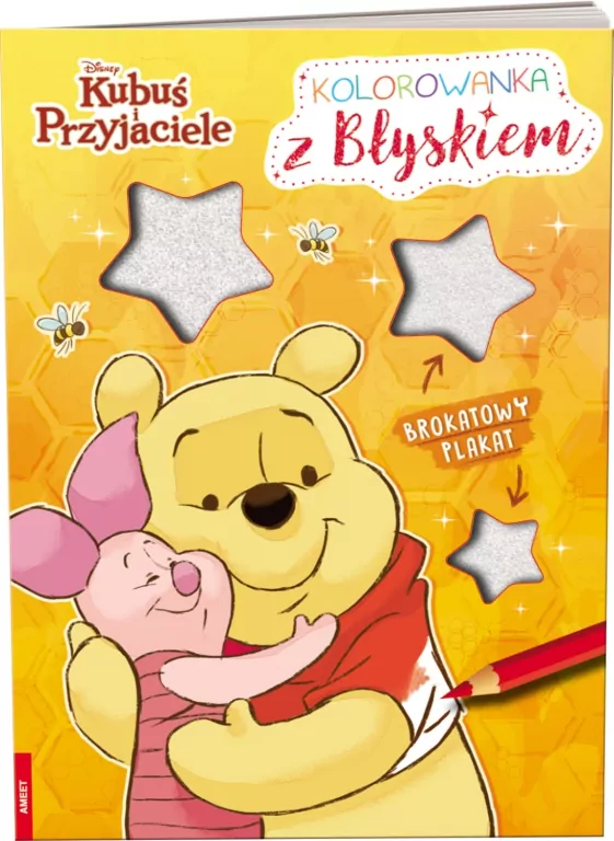 Disney Kubuś i przyjaciele. Kolorowanka z błyskiem - tantis.pl