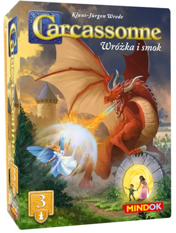 Carcassonne 3: Wróżka i smok (trzecia edycja) - tantis.pl