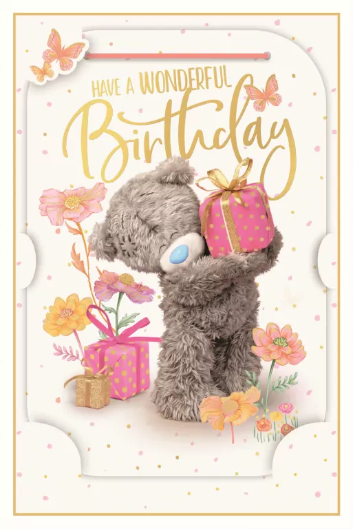 Karnet holograficzny 3D - Birthday - tantis.pl