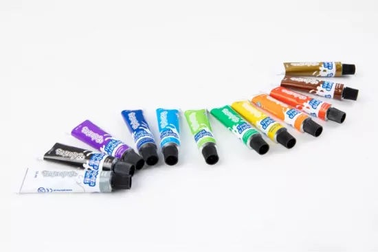 Farby Colorino Kids tempera w tubach 12 kolorów 12 ml Avengers