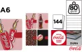 Notatnik A6/144K Coca-Cola linia MIX - tantis.pl