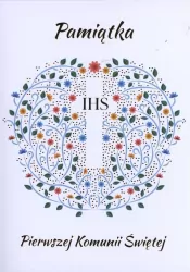 Karnet B6 Komunia Krzyż.