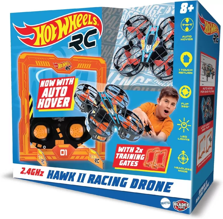 Hot Wheels Dron Hawk RC - tantis.pl