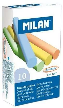 Kreda kolorowa 10 sztuk - tantis.pl