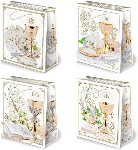 Torebka ozdobna Komunia XL duża - tantis.pl