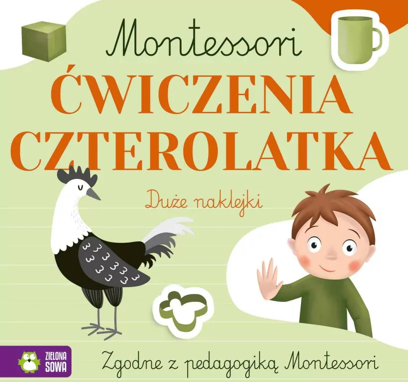 Ćwiczenia czterolatka. Montessori - tantis.pl