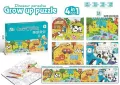 Puzzle do kolorowania 56el z flamastrami - tantis.pl
