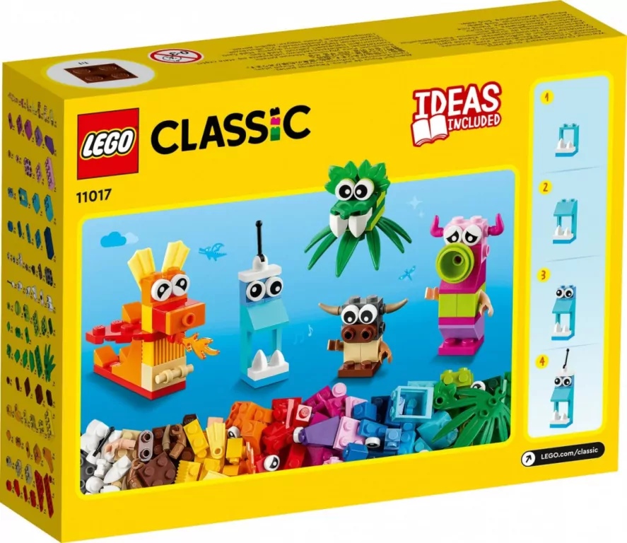 LEGO® CLASSIC. Kreatywne potwory 11017 - tantis.pl