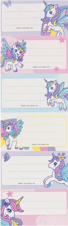 PLAN LEKCJI A5 NAKLEJ NA ZESZ UNICORN STK PB1/24 - tantis.pl