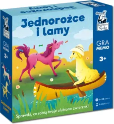 Jednorożce i lamy. Gra memo