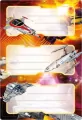 Naklejki szkolne - Kosmos 6szt - tantis.pl