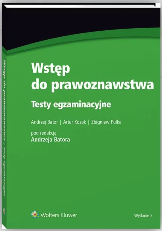 Wstęp do prawoznawstwa. Testy egzaminacyjne - tantis.pl