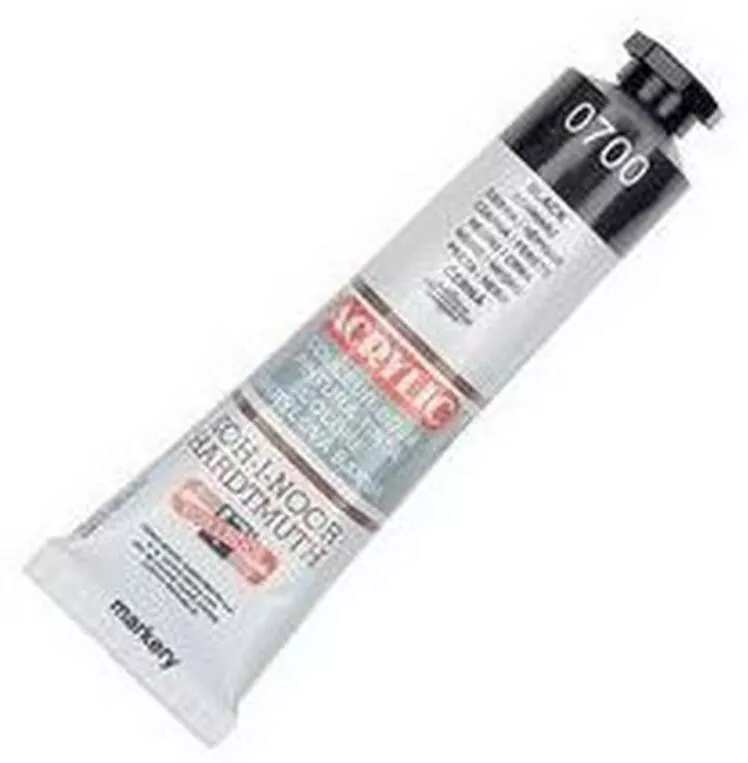 Farba akrylowa czarna 40ML - tantis.pl