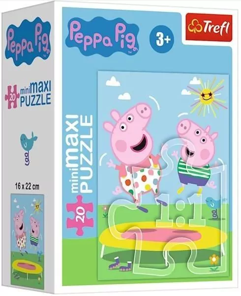 Puzzle 20 miniMaxi. Beztroski dzień Peppy - tantis.pl
