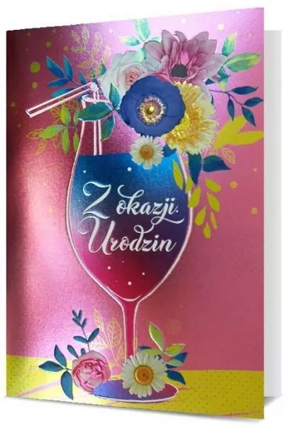 Karnet okolicznościowy B6. Urodziny. Pan Dragon - tantis.pl