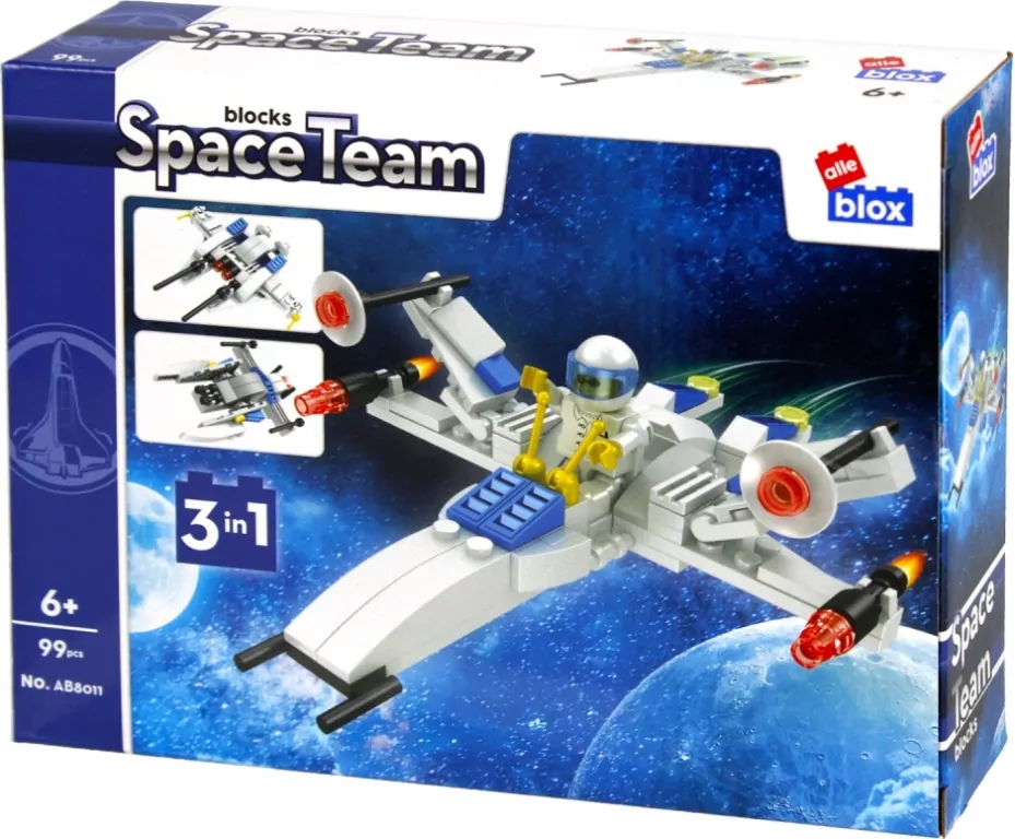 Klocki konstrukcyjne. Statek kosmiczny - tantis.pl