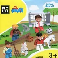 Klocki Blocki Mubi Figurka Budowlaniec - tantis.pl