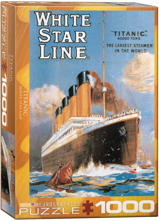 Puzzle1000 Biała gwiazda Titanic 6000-1333 - tantis.pl