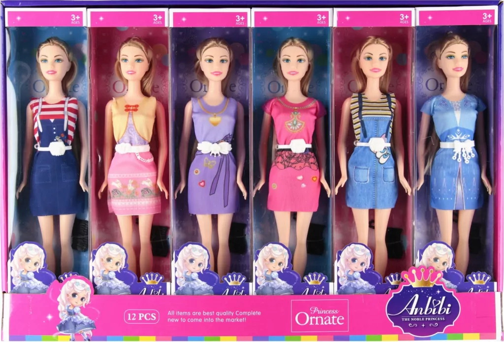 LALKA 29CM 8X33X5 MIX6 MC DISP 12/72/144 - tantis.pl