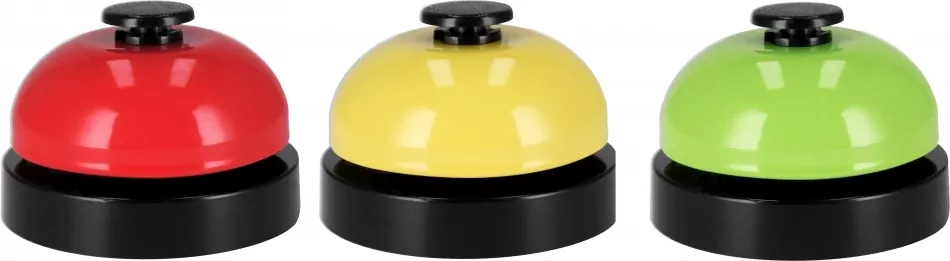 Dzwonek do gier  6,5cm, mix - tantis.pl