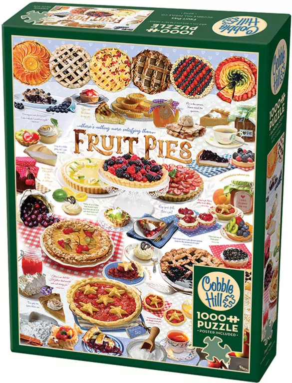 Puzzle 1000 Owocowe ciasta - tantis.pl