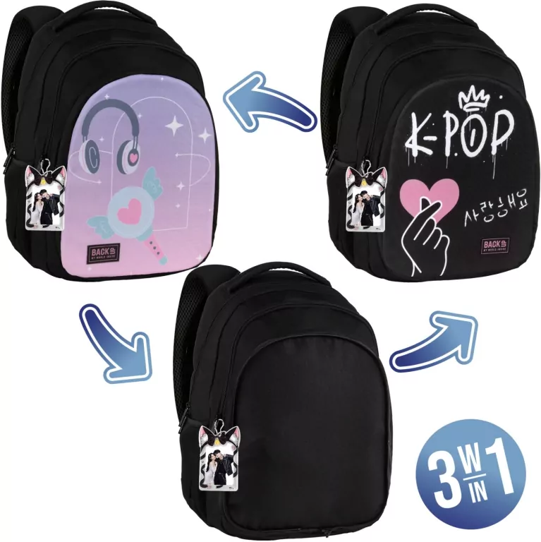 Plecak backup 8 D37 K-Pop DERFORM - tantis.pl