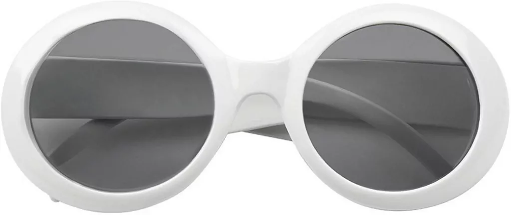 Okulary Jackie białe - tantis.pl
