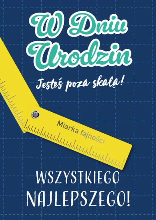Karnet urodziny B6 z kopertą - tantis.pl