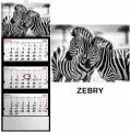 Kalendarz 2026 trójdzielny zebry - tantis.pl
