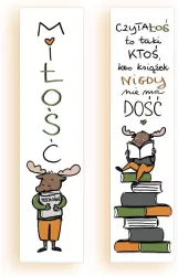 Zakładka kartonowa - Czytałoś nie ma dość