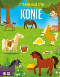 Zachwycające konie. Ozdabiam naklejkami