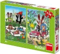Puzzle 2w1 Krecik i Przyjaciele 2x48el - tantis.pl