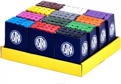 Astra. Zestaw plastelin 12 kolorów po 15 sztuk