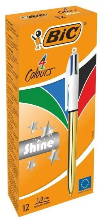 Długopis 4 colours Shine gold BIC - tantis.pl