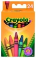 Crayola. Kredki świecowe zmywalne, 24 sztuki - tantis.pl