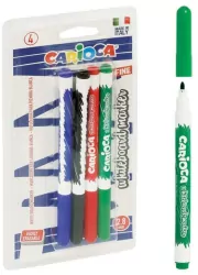Carioca. Markery tablicowe, 4 kolory